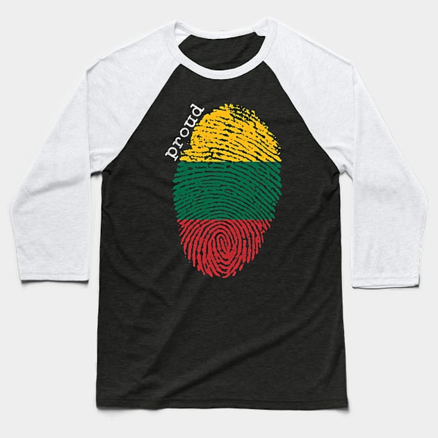 Lithuanian Tshirt.png flag Baseball T-Shirt by Shopx